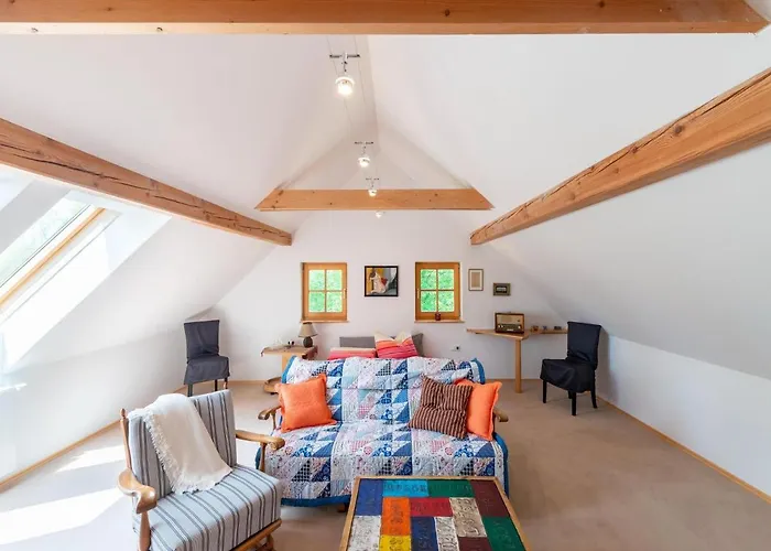 Schwarzenberg Near Lift & Stream Tatil Evi Schwarzenberg am Bohmerwald